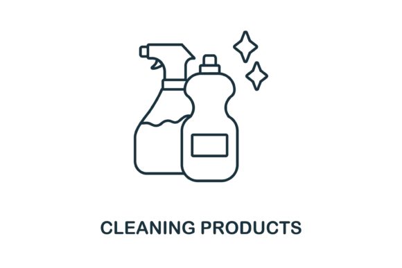 Cleaning Products Icon for Versatile Use