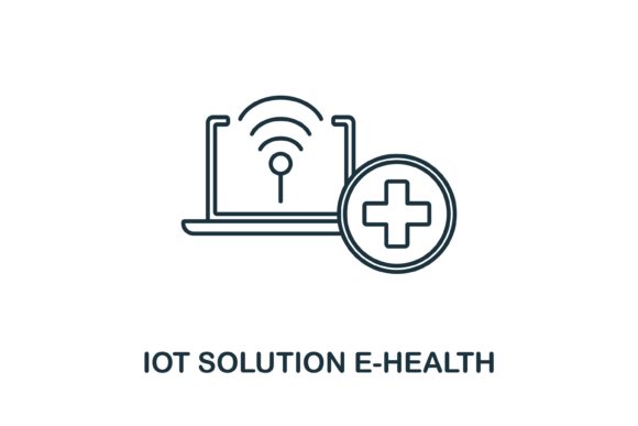E-Health Icon: A Visual Key to Modern Healthcare Solutions