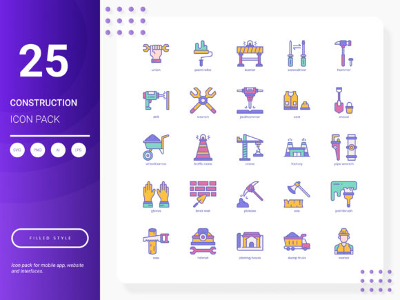 Enhance Your Designs with Construction Icon Pack