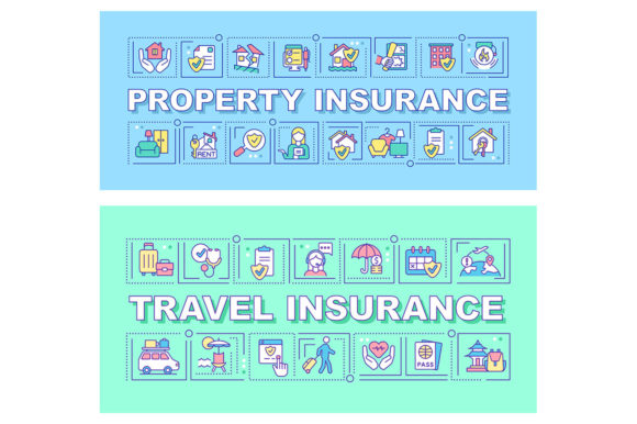 Maximizing Your Creative and Professional Projects with the Insurance Word Concepts Banner Set