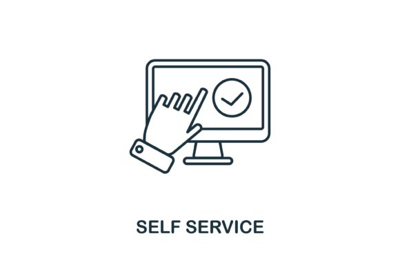 Self Service Icon: A Versatile Design Asset