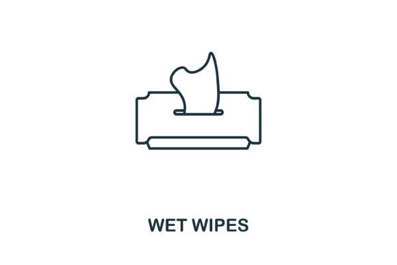 Streamline Your Design with Wet Wipes Icon